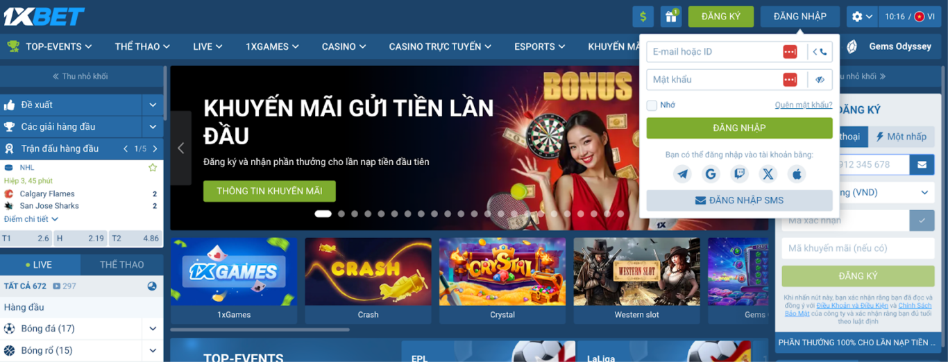 1xbet online