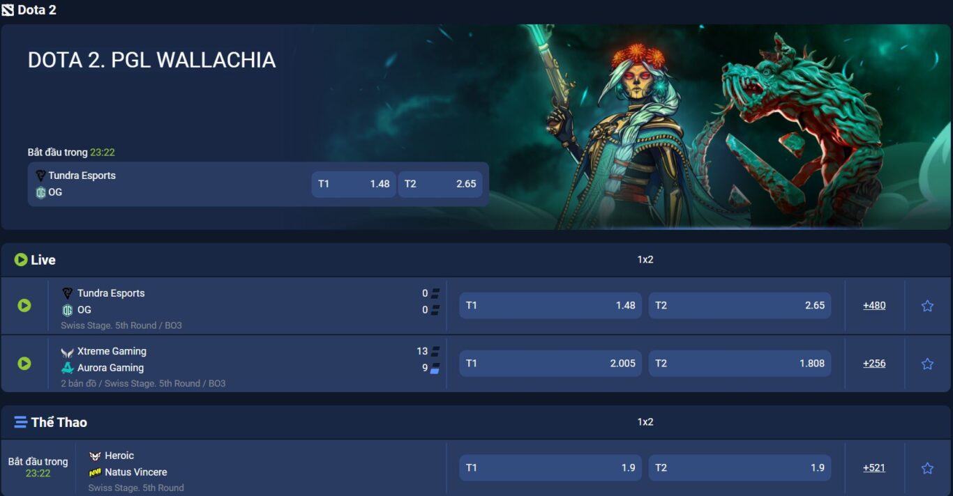 1xBet eSports Vietnam